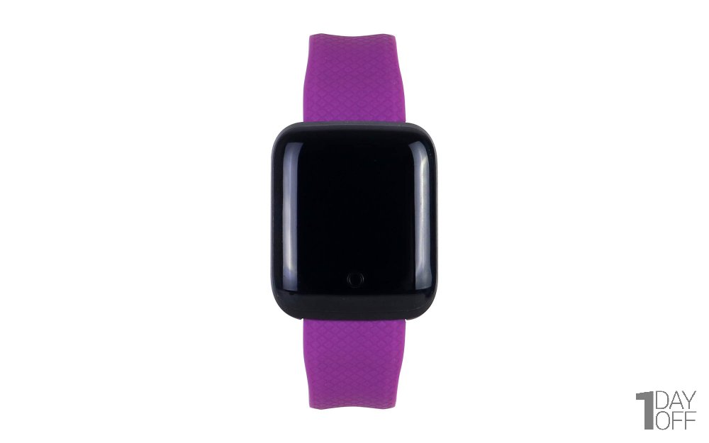 ساعت هوشمند طرح اپل رنگ بنفش مدل D13 