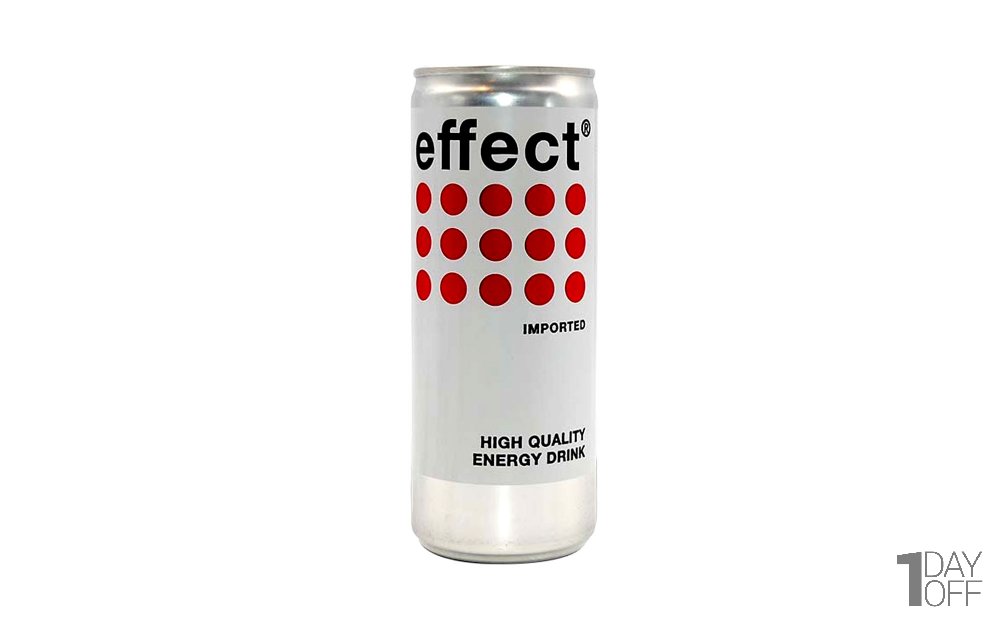 نوشیدنی انرژی‌زا افکت (effect) مقدار 250 میلی‌لیتر