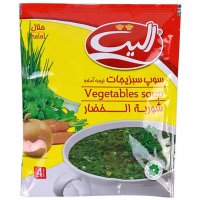 سوپ سبزیجات نیمه‌آماده الیت مقدار 65 گرم