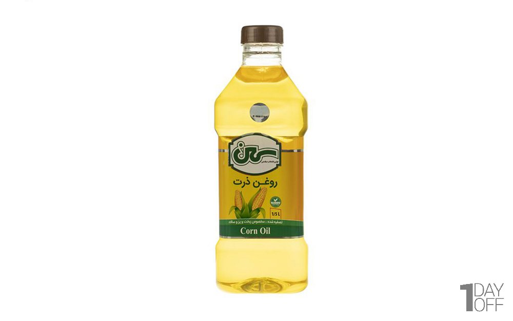 روغن ذرت سمن مقدار  1.5 لیتر