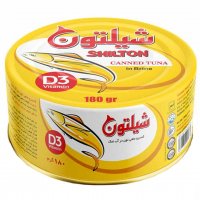 تن ماهی در آب‌ نمک شیلتون 180 گرم