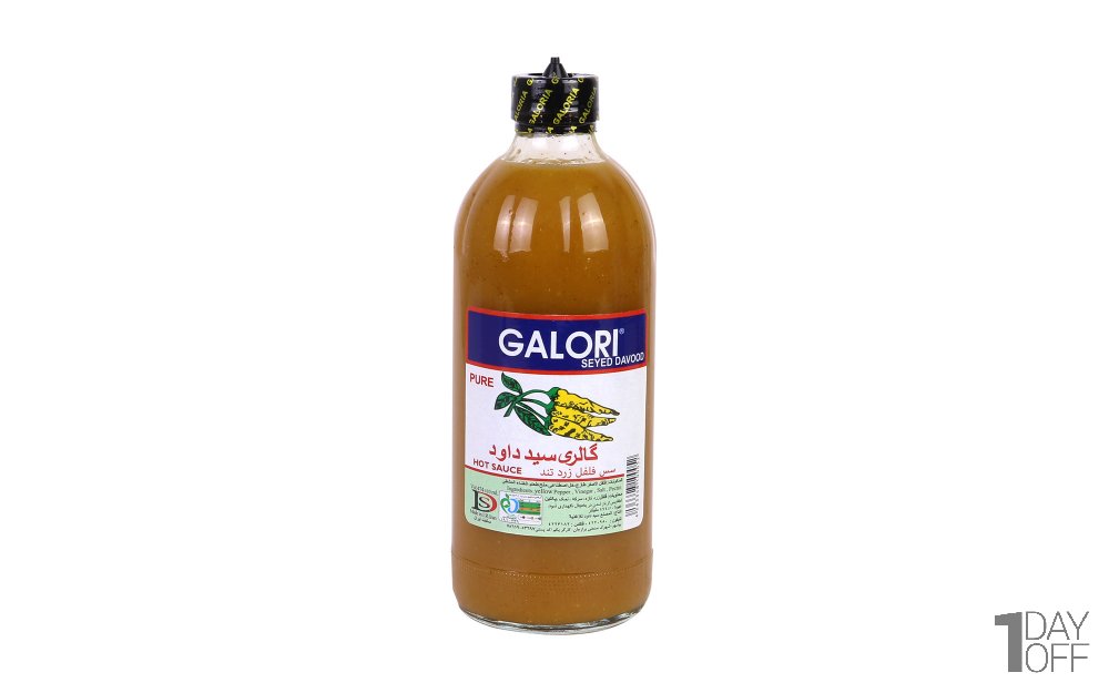 سس فلفل زرد تند گالری سید داود (Galori) مقدار 474 میلی‌لیتر