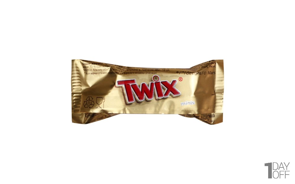  مینی شکلات تویکس (TWIX) مقدار 10 گرم