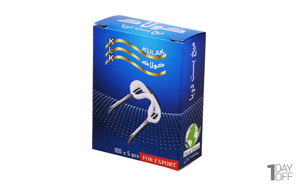 میخ بست دوپا کولاک بسته 100 عددی 