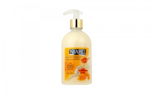  مایع دستشویی حاوی شیر و عسل نیارو مقدار 500 گرم 