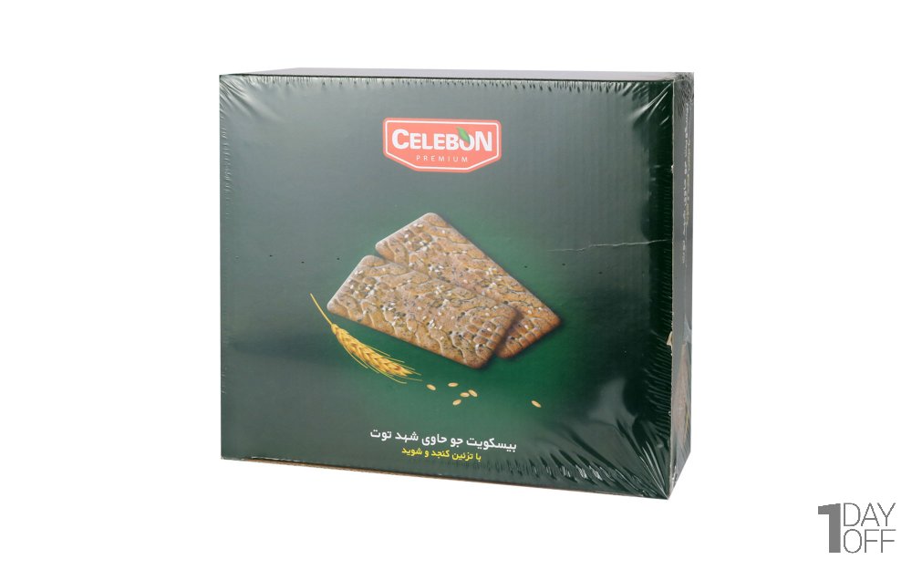 بیسکویت جو حاوی شهد توت سلبن مقدار 880 گرم