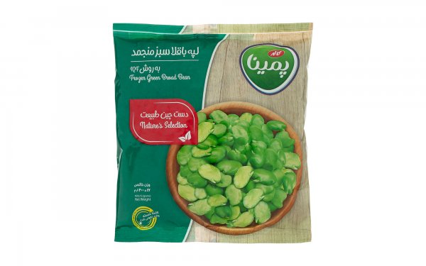 لپه باقلا سبز منجمد پمینا کاله مقدار 400 گرم