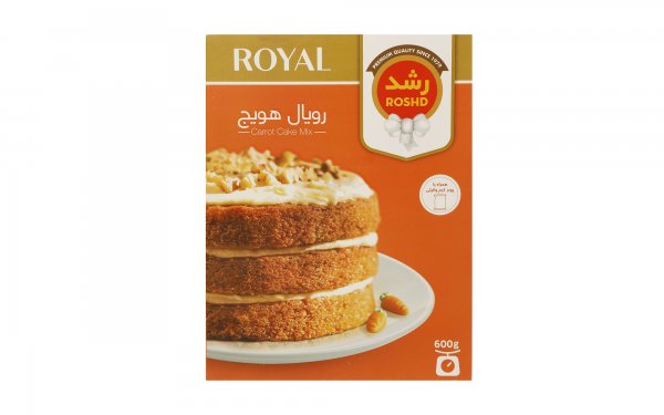 پودر کیک رویال هویج رشد مقدار 600 گرم