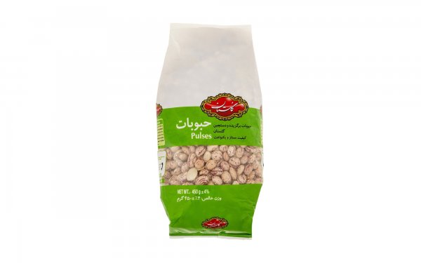 لوبیا چیتی گلستان مقدار 450 گرم