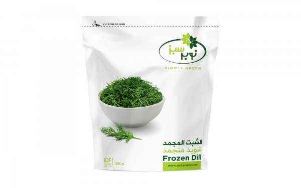 سبزی شوید منجمد نوبر سبز مقدار 250 گرم