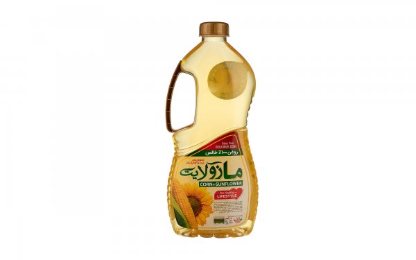 روغن مخلوط ذرت و آفتابگردان مازولایت مقدار 1.8 لیتر 
