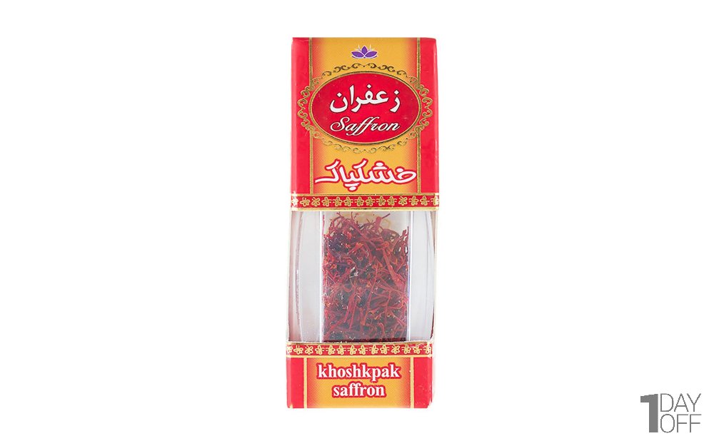 زعفران سرگل خشکپاک مقدار 0.5 گرم کریستالی