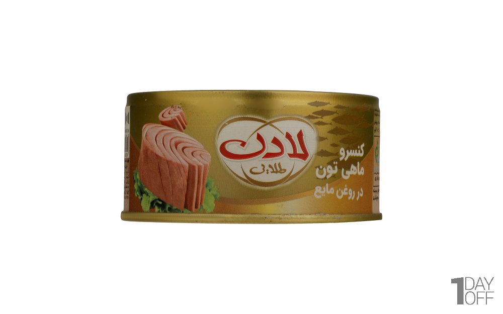 کنسرو ماهی تون در روغن مایع لادن مقدار 180 گرم 