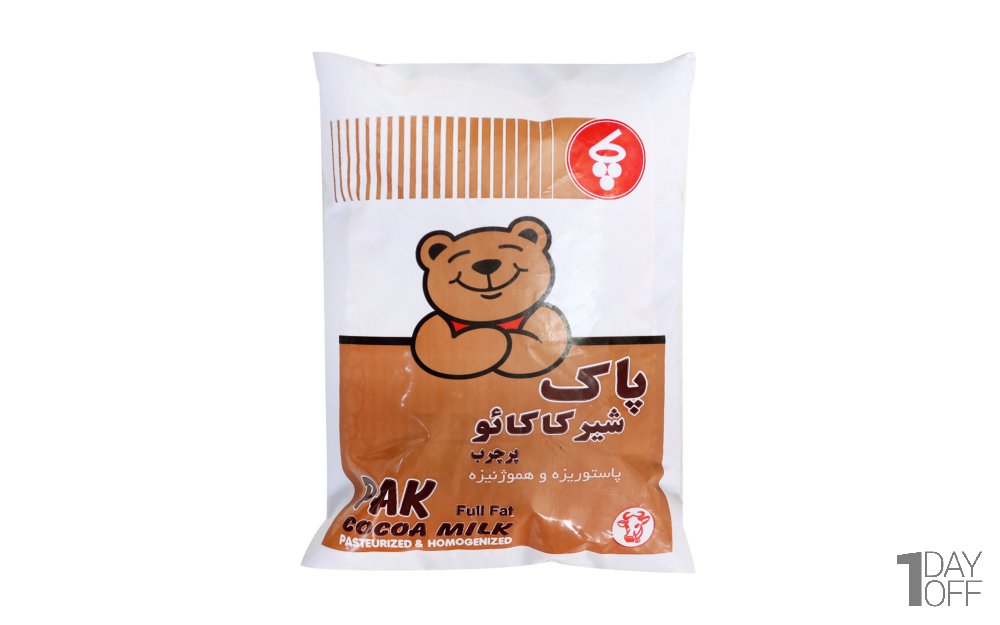 شیر کاکائو پرچرب پاک مقدار 750 میلی‌لیتر