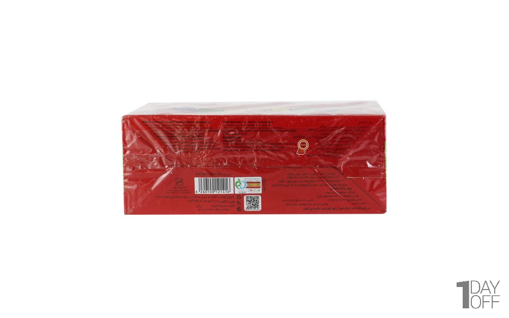 بیسکویت رنگارنگ مینو بسته 35 عددی مقدار هر عدد 14 گرم