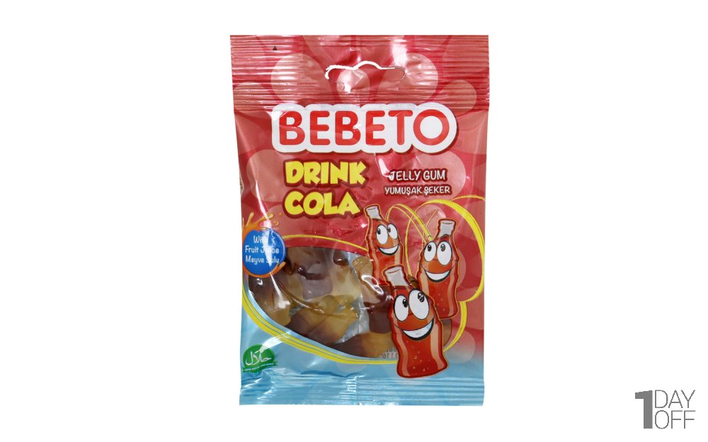  پاستیل ببتو (BEBETO) مدل COLA مقدار 35 گرم 