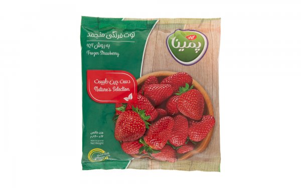 توت‌فرنگی منجمد پمینا کاله مقدار 400 گرم