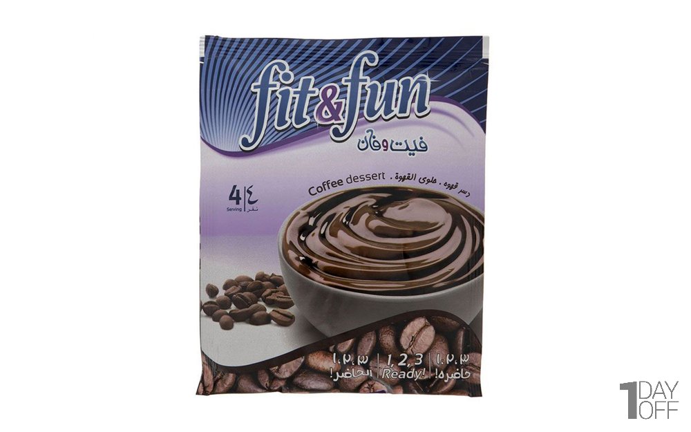 دسر قهوه فیت و فان مقدار 110 گرم