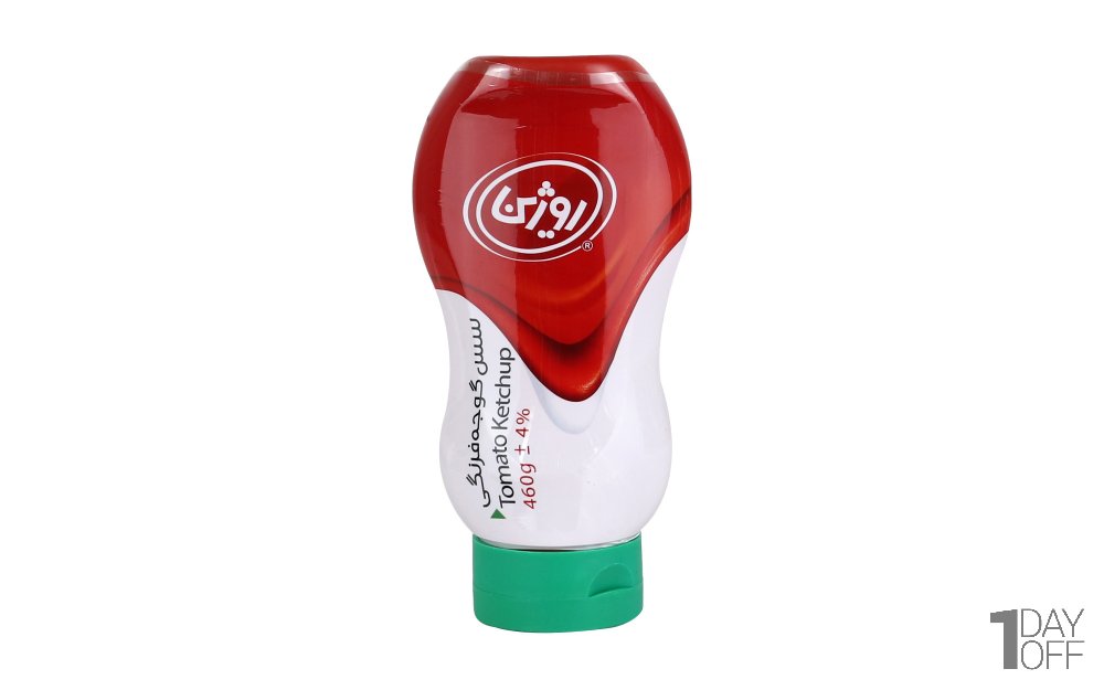 سس گوجه‌فرنگی روژین مقدار 460 گرم