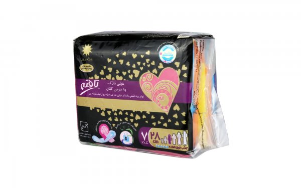 نوار بهداشتی بالدار خیلی نازک ویژه روز تافته بسته 7 عددی