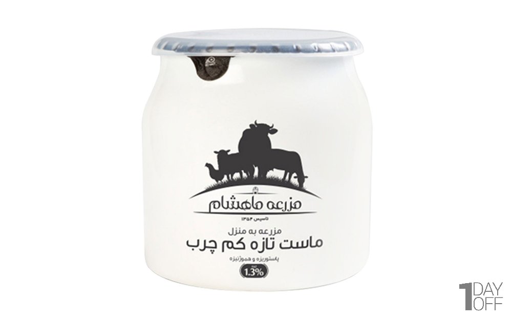 ماست کم‌چرب ماهشام مقدار 1.5 کیلوگرم