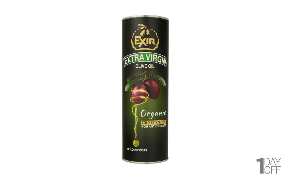 روغن زیتون فرابکر ارگانیک اکسیر مقدار 750 میلی‌لیتر