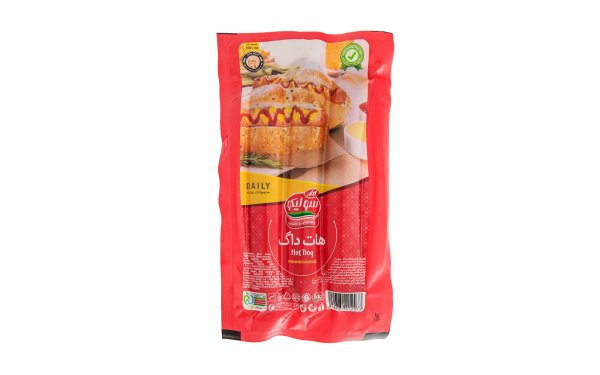 سوسیس هات‌داگ 60% گوشت قرمز سولیکو کاله مقدار 300 گرم