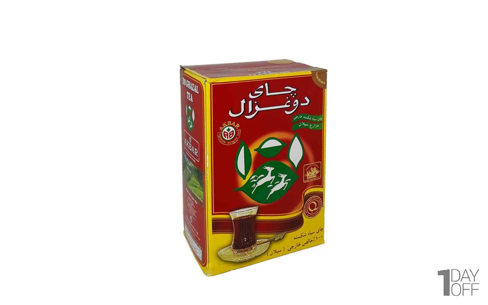 چای سیاه شکسته دوغزال مقدار 100 گرم