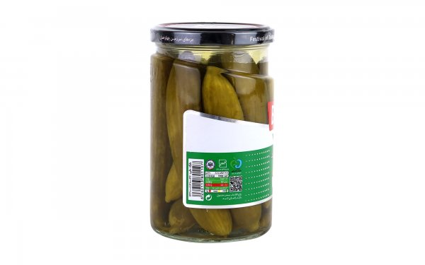 خیارشور درجه یک بدر مقدار 620 گرم