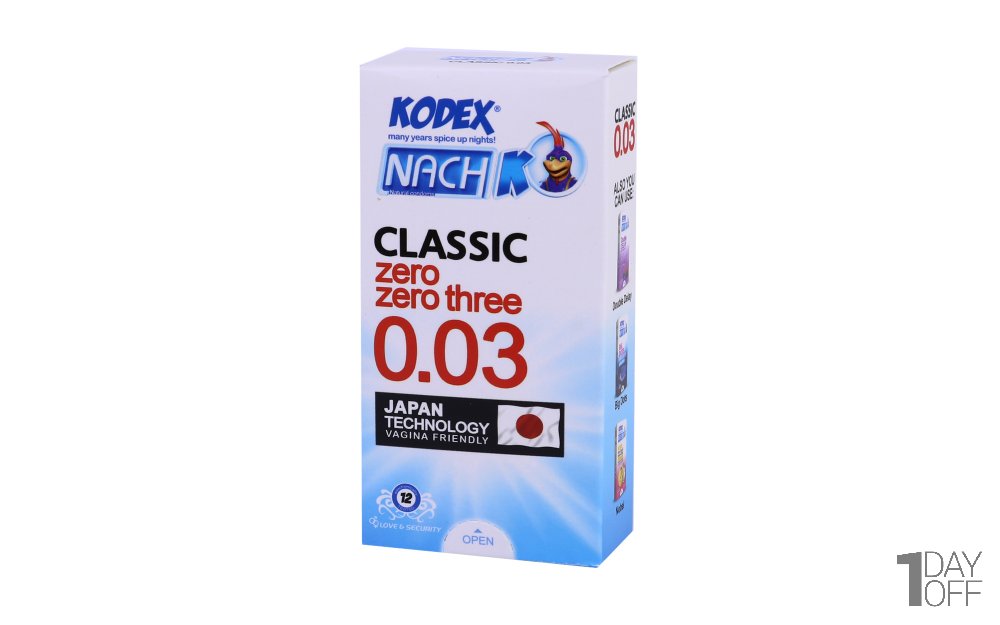 کاندوم ناچ کدکس (NachKodex) مدل Classic zero 0.03