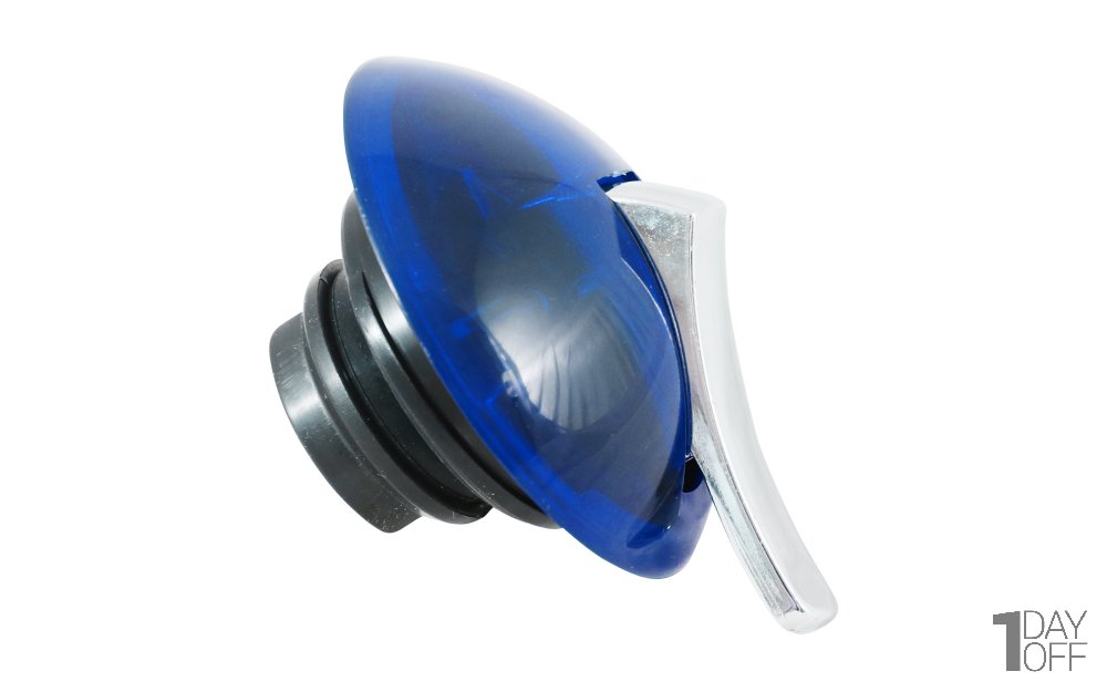 فلاسک 1 لیتری یزدگل مدل سان رنگ آبی شفاف