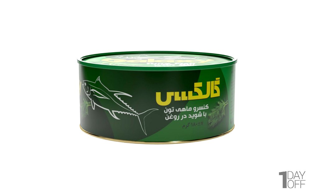 کنسرو ماهی با شوید گالکسی مقدار 180 گرم