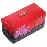 چای سیاه کیسه‌ای زعفرانی گلستان بسته 25 عددی 