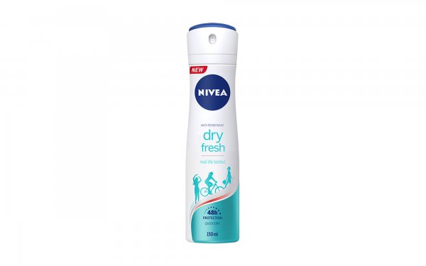 اسپری ضدتعریق زنانه dry fresh نیوآ مقدار 150 میلی‌لیتر