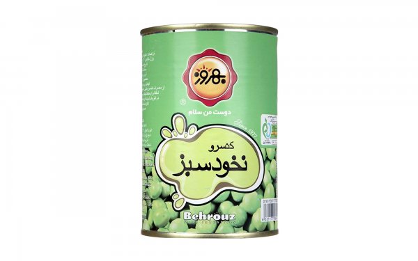 کنسرو نخود فرنگی بهروز مقدار 420 گر