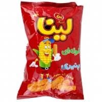 اسنک لوله‌ای پنیری لینا مقدار 85 گرم