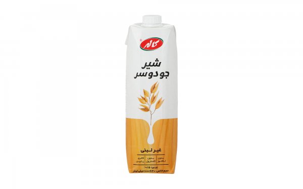 شیر غیر لبنی وگان جو دوسر بدون شکر آژیل کاله مقدار 1 لیتر