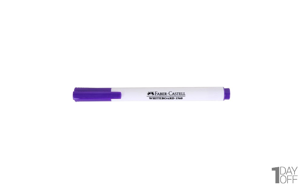 ماژیک وایت‌برد اسلیم فابر کاستل (Faber Castell) رنگ بنفش