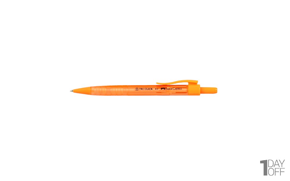  مداد نوکی 0.5 میلی‌متری فابر کاستل (Faber Castell) مدل Tri Click رنگ نارنجی