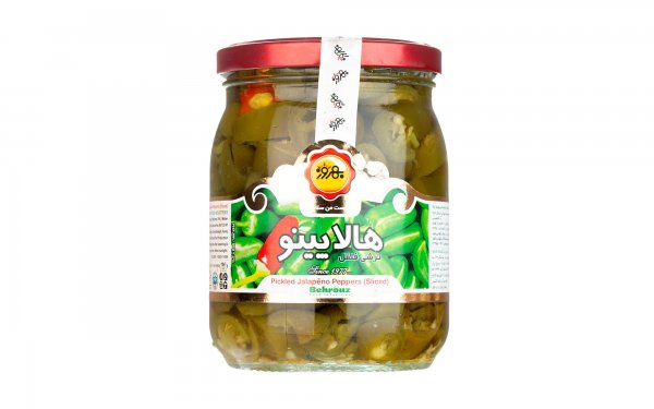 ترشی فلفل هالاپینو بهروز مقدار 550 گرم