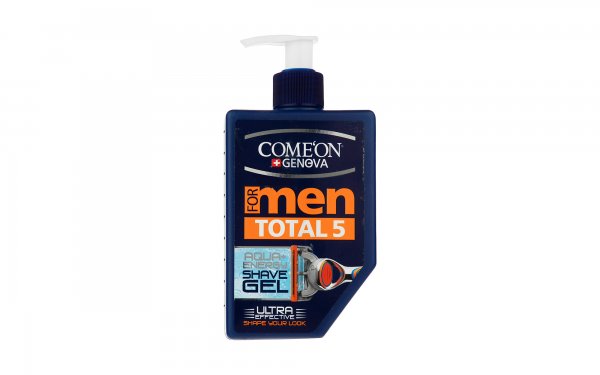 ژل اصلاح مردانه کامان مدل Total5 مقدار 260 میلی‌لیتر