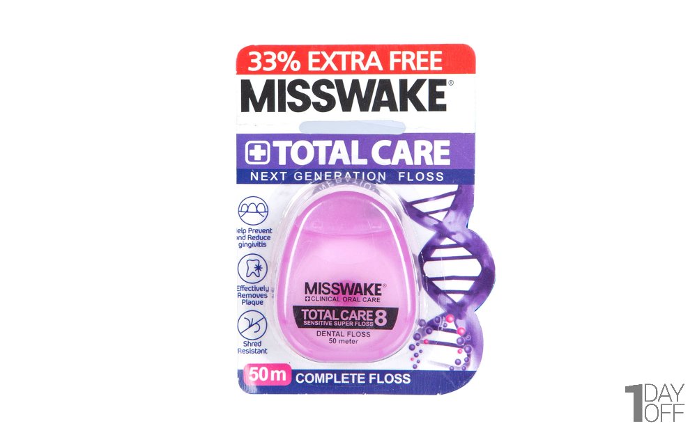 نخ‌دندان Total Care میسویک مقدار 50 متر
