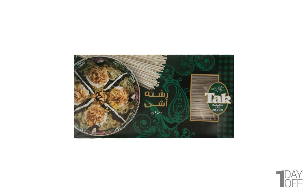 رشته آشی تک ماکارون مقدار 500 گرم