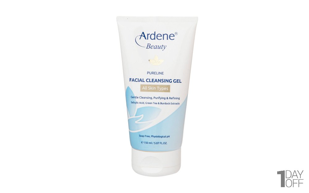 ژل شستشو صورت آردن مدل Pureline مقدار 150 میلی‌لیتر