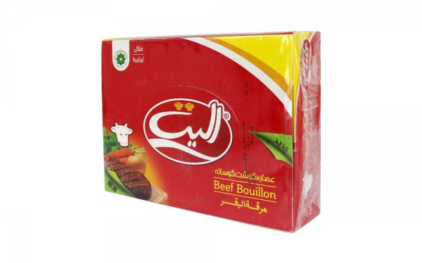 بسته 48 عددی پودر فشرده حاوی عصاره گوشت گوساله الیت مقدار 10 گرم