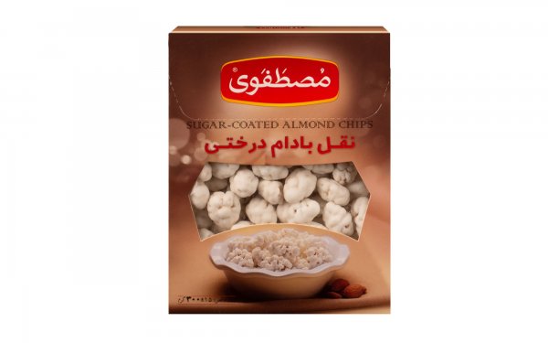 نقل بادام درختی مصطفوی مقدار 300 گرم