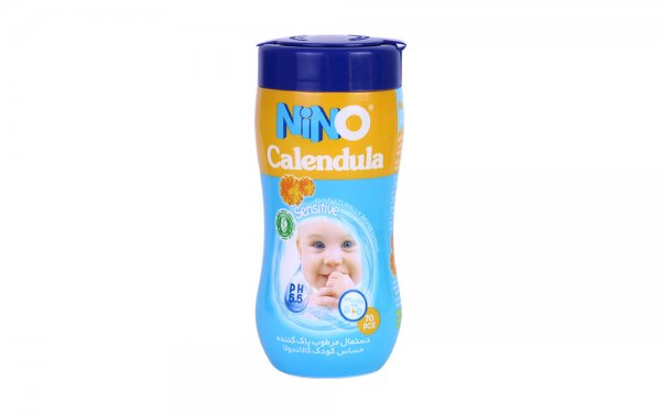  دستمال مرطوب کودک 70 عددی نینو (Nino) مدل Calendula