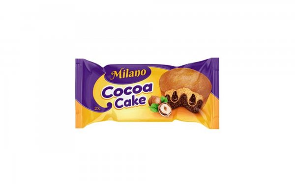 کیک مغزدار دوقلو کاکائو فندق میلانو شیرین عسل مقدار 60 گرم