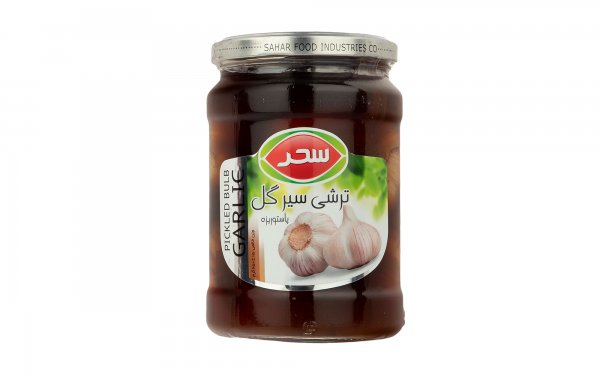 ترشی سیر گل سحر مقدار 650 گرم