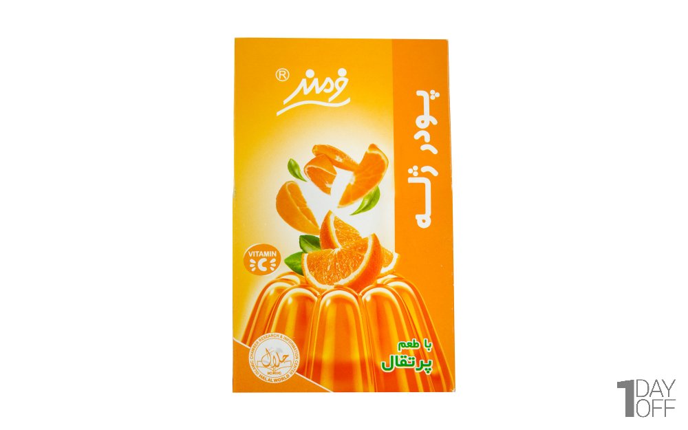 پودر ژله با طعم پرتقال فرمند مقدار 100 گرم